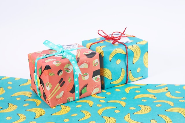 Eigen cadeaupapier tekenen kan op elke gewenste manier