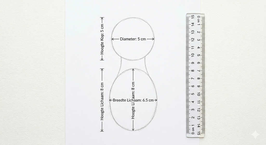 hoe teken je een kat stap 1