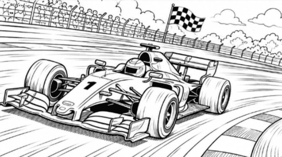 formule1 sporttekening