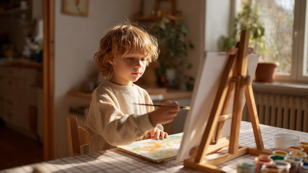 Schilderen op nummer voor kinderen